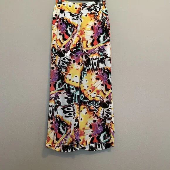 New York & Co, XS, Butterfly Outfit, Cropped Wide leg pants & Cold Shoulder top - Picture 2 of 13